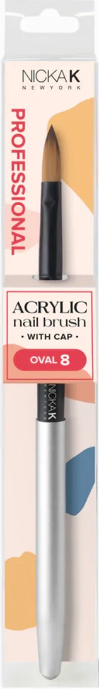 NICKA K Professional Acrylic Nail Brush [Oval]