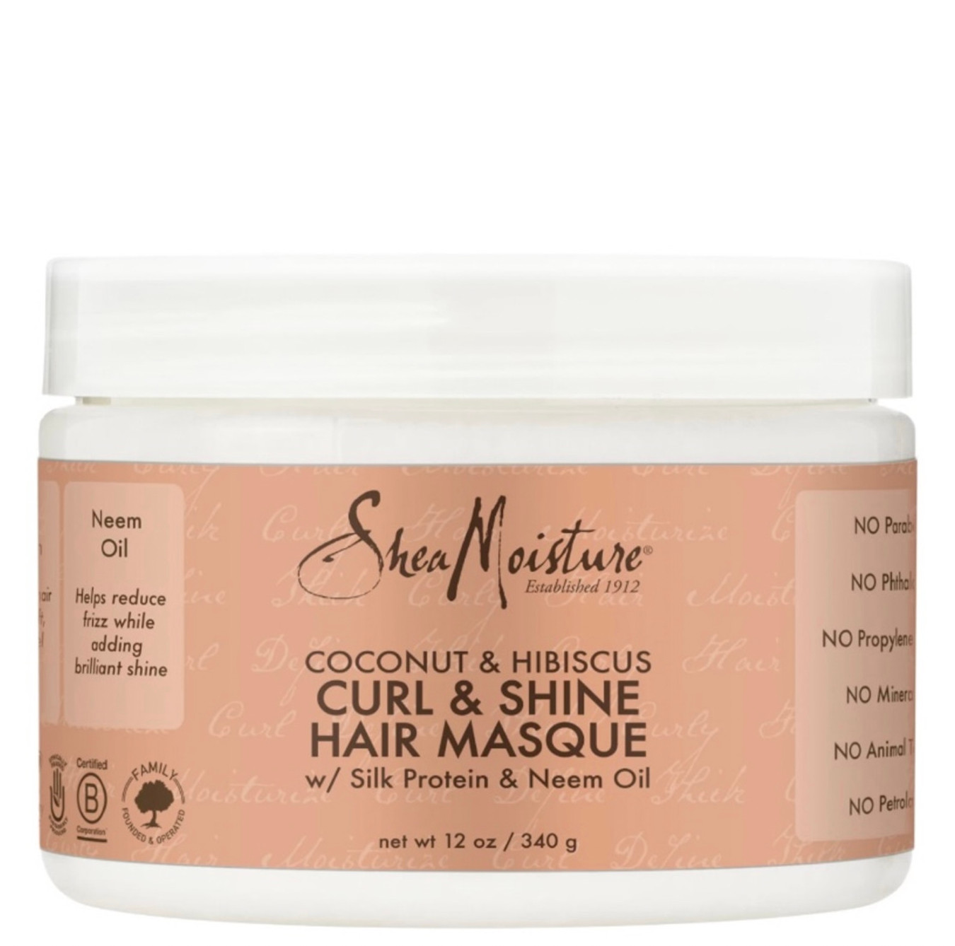 Shea Moisture Coconut & Hibiscus Curl & Shine Hair Masque