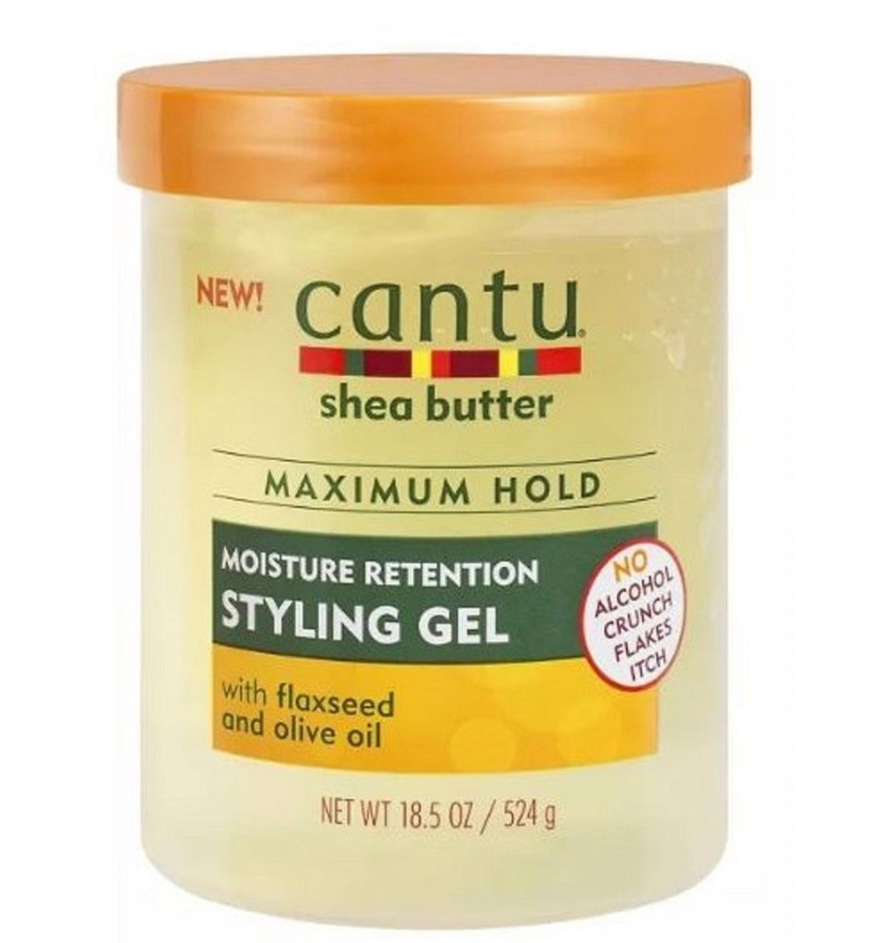 Cantu Shea Butter for Natural Hair Maximum Hold Moisture Retention Styling Gel