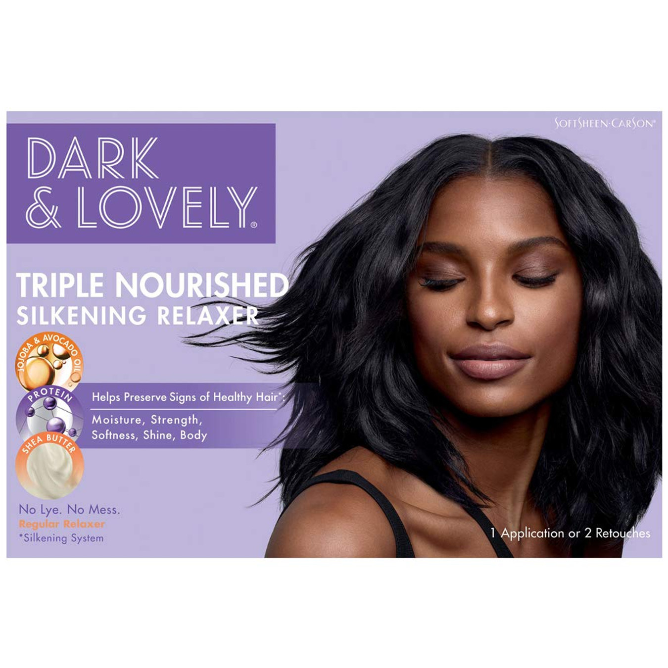 Dark and Lovely Healthy Gloss 5 Moisturizing No-Lye Relaxer [Regular]