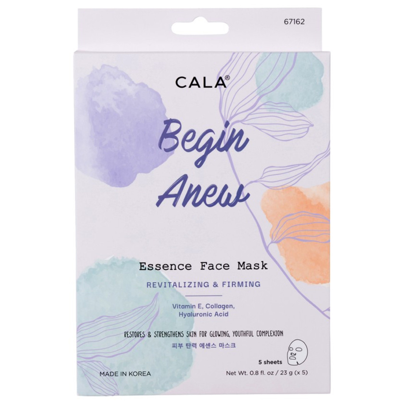 CALA Essence Facial Mask (1 Sheet) - Begin Anew (Buy 4 Get 1 Free)