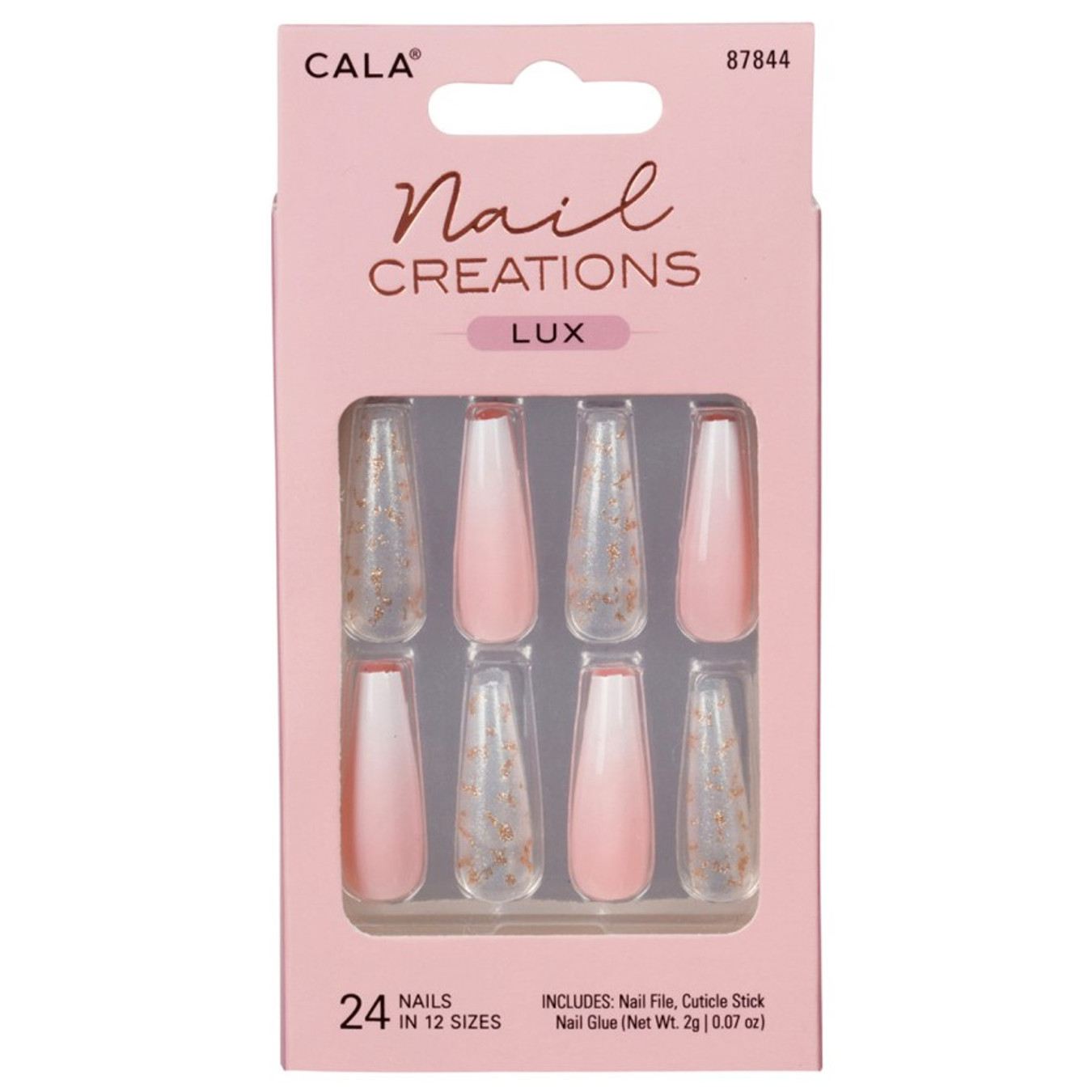 CalaNail Creations Lux | Stiletto Abstract (6 PC) – Luxi Cosmetics