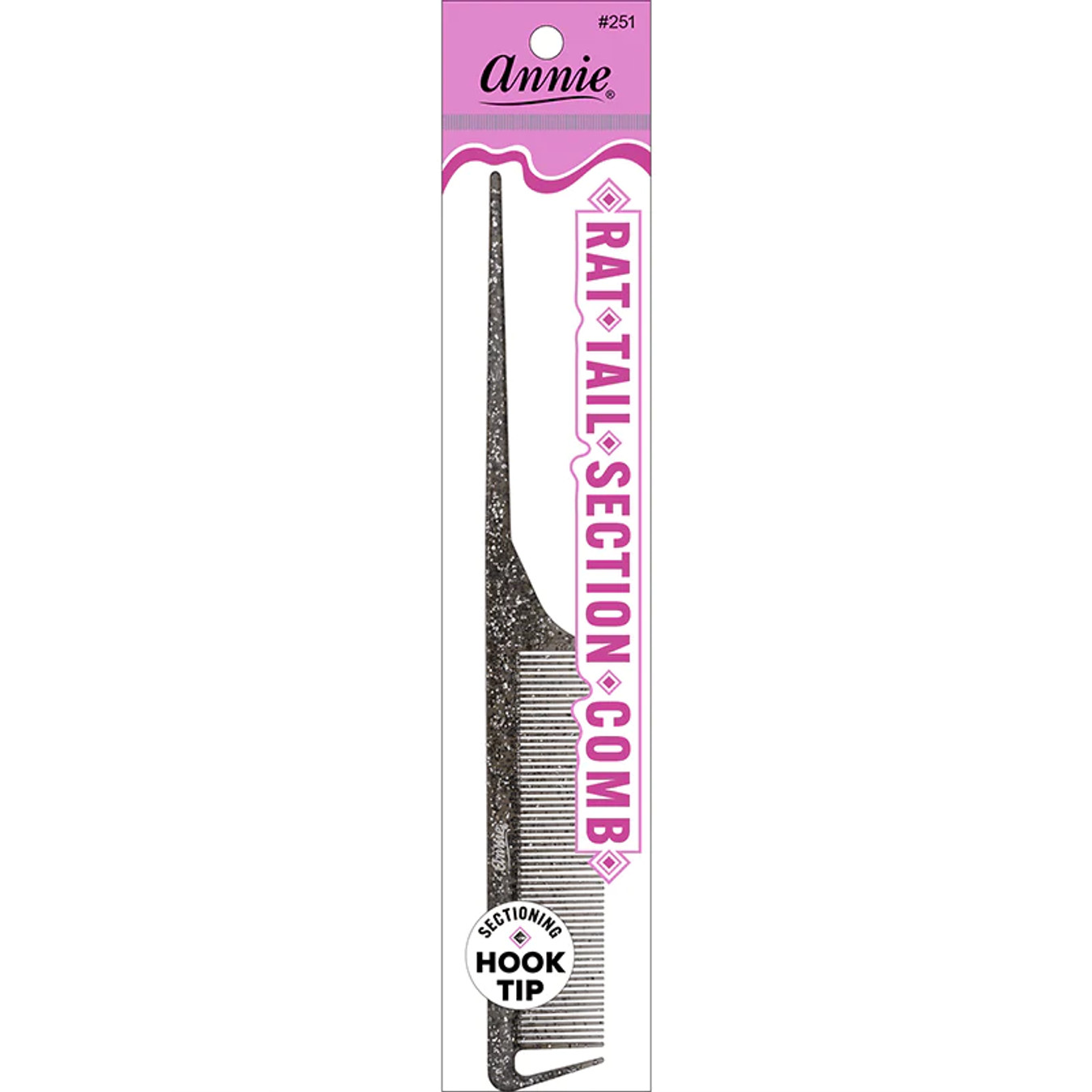 Annie Luminous Rat Tail Section Comb