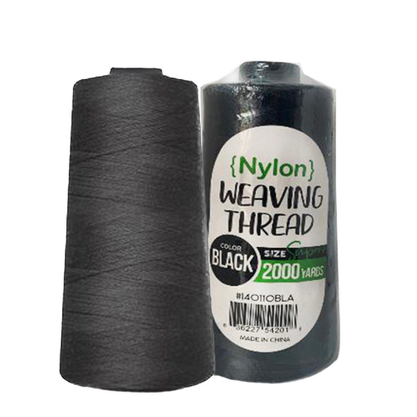 Nylon Weaving Thread Black 2000 Yards
