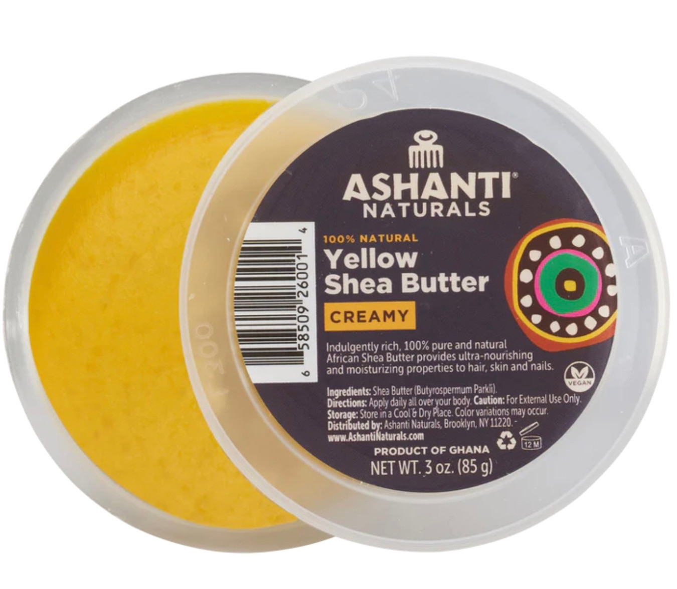 Ashanti 100% Natural Yellow Creamy Shea Butter