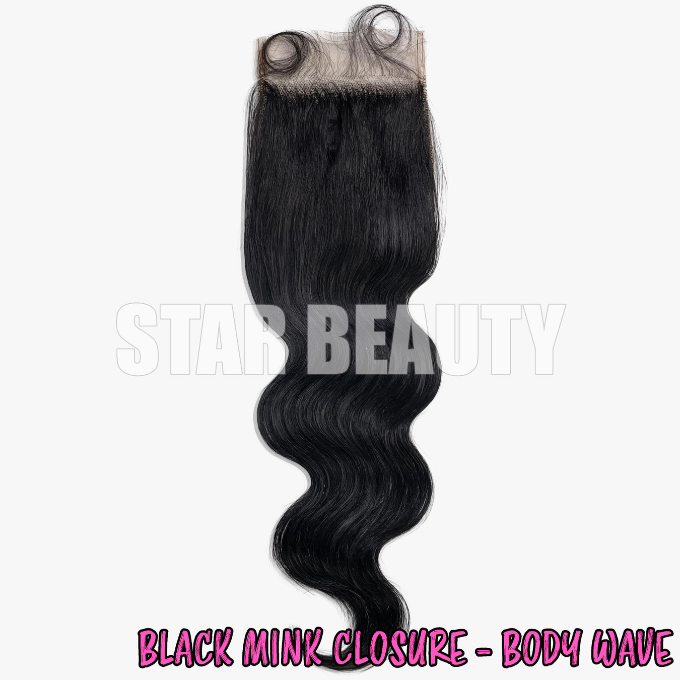 Black Mink 4x4 Closure - Body Wave (12"- 18")