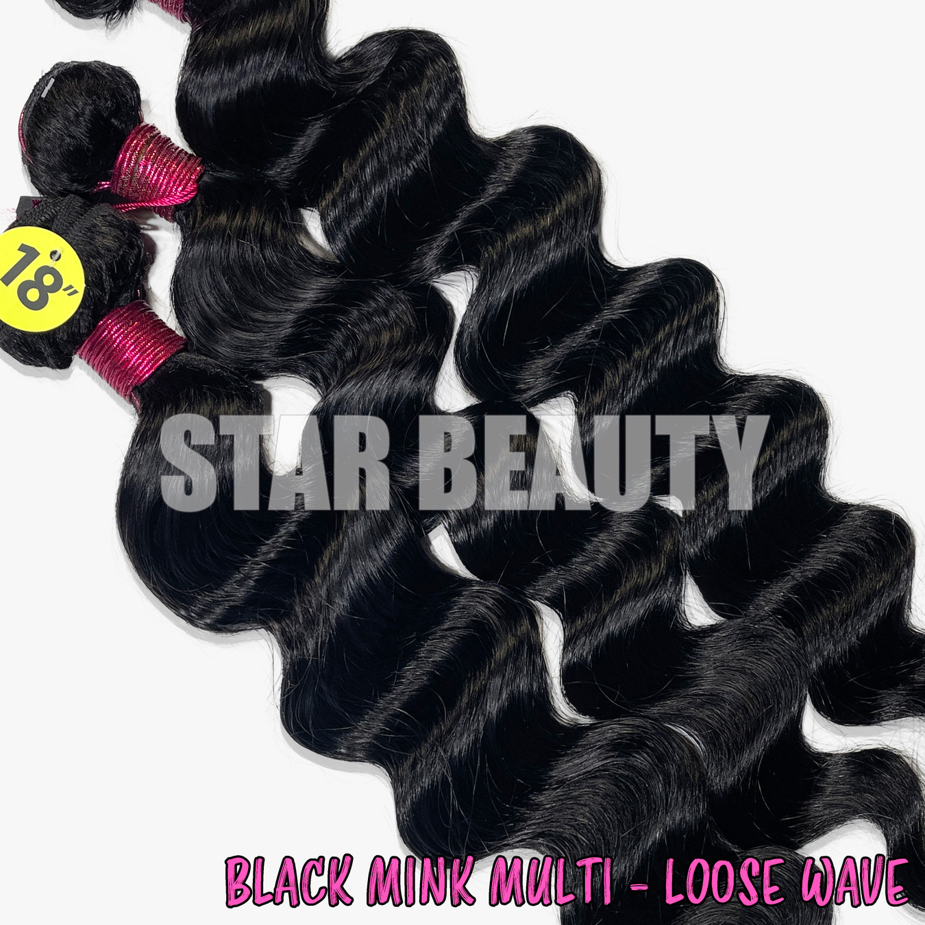 Black Mink Multi Pack - Loose Wave