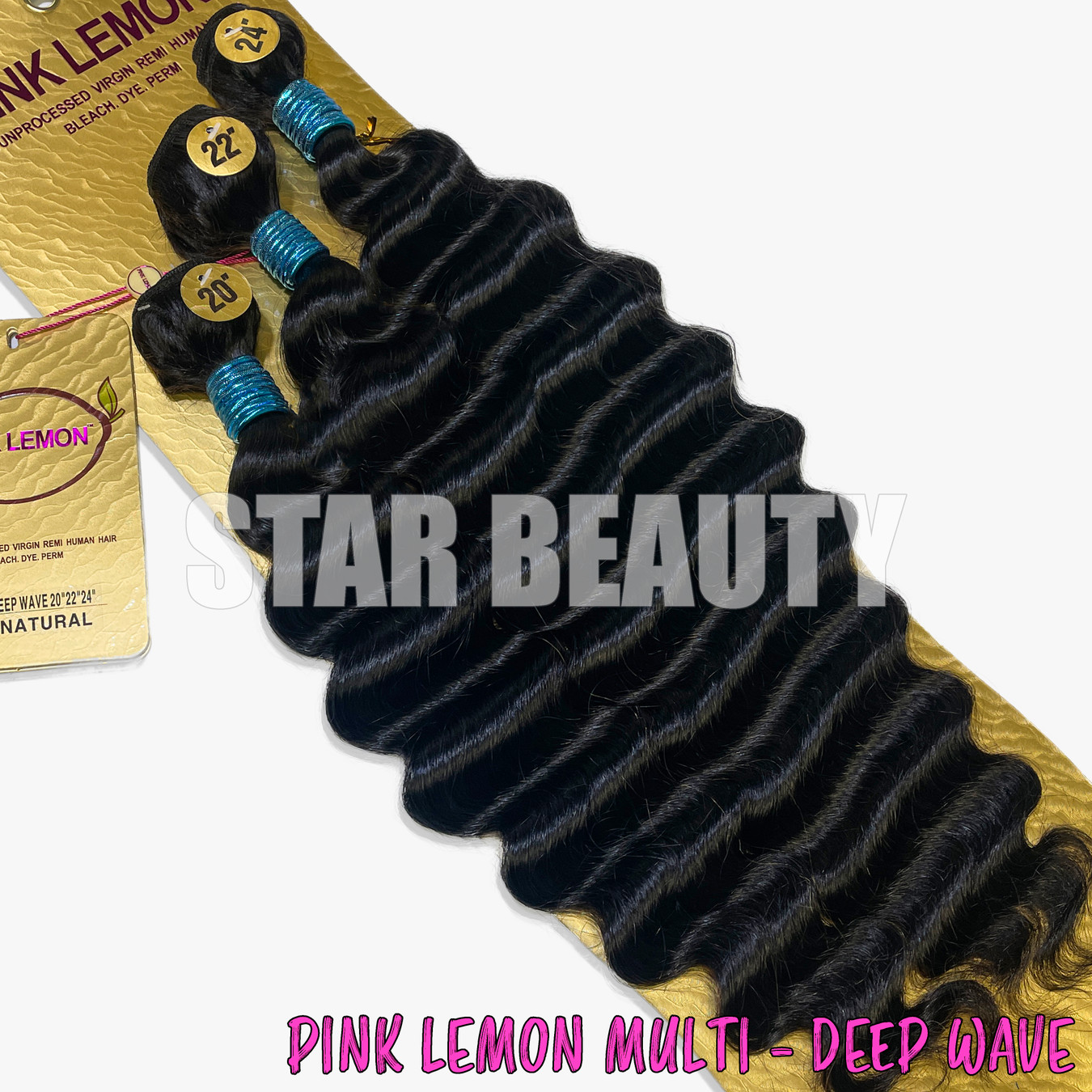 13A PINK LEMON Brazilian 3 Bundle Multi Pack - Deep Wave