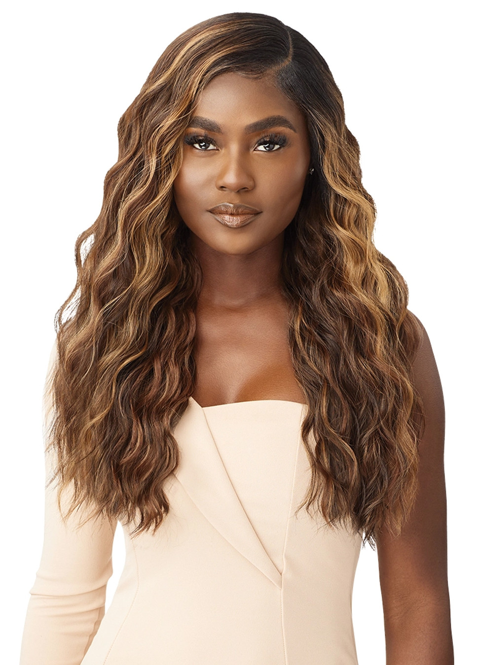 OUTRE Synthetic Melted Hairline Lace Front Wig - Chloris