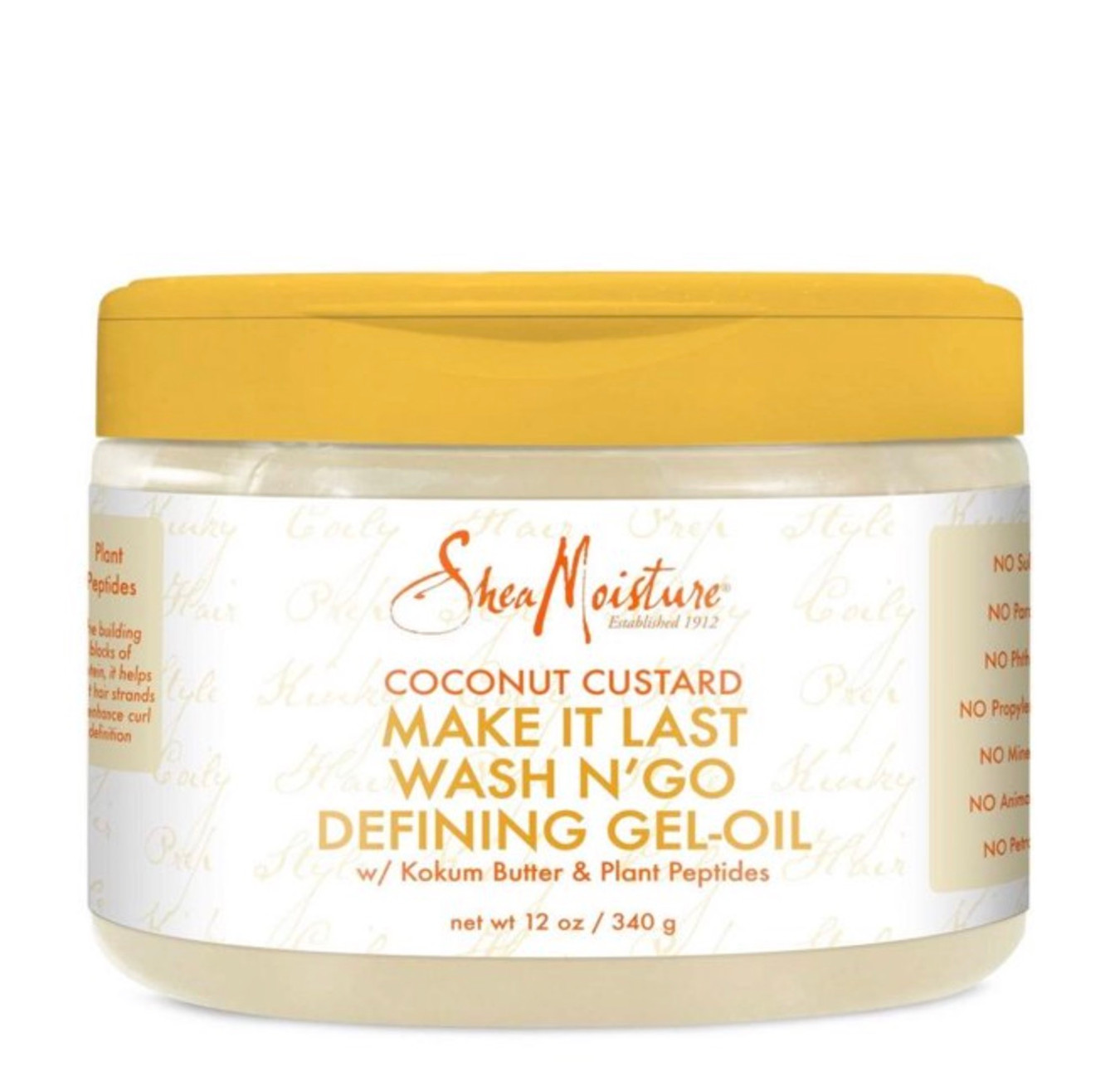 SheaMoisture Coconut Custard Make It Last Wash N Go Defining Gel (12 oz)