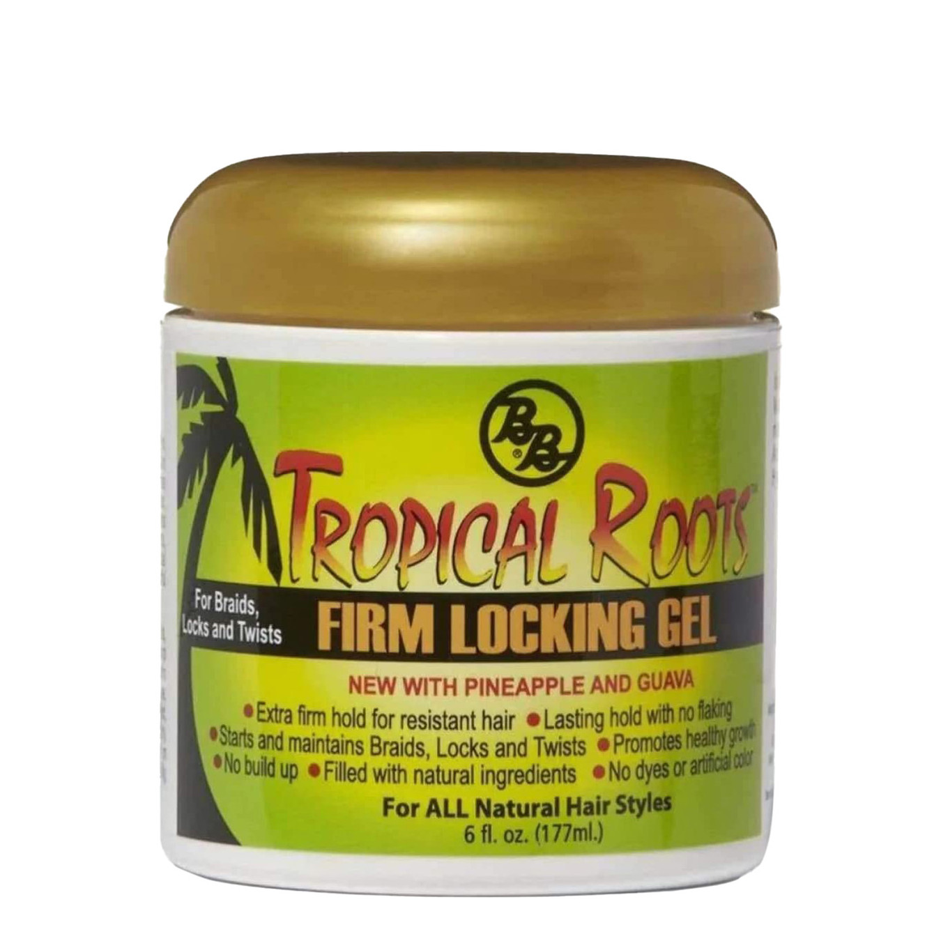 Bronner Brothers Tropical Roots Firm Locking Gel (6 oz)