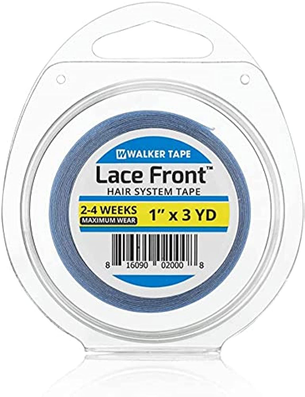 Walker Tape 1"x3 YDS Lace Front Hair System Tape (Blue Liner)