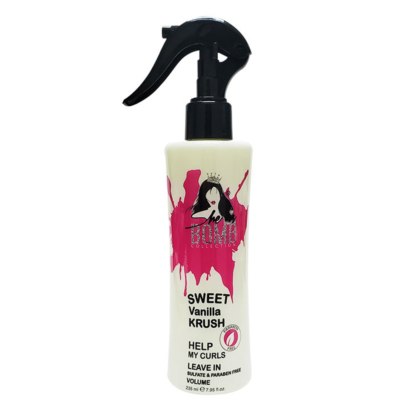 She Is Bomb Sweet Vanilla Krush Leave-In Curl Definer (7.95 oz)