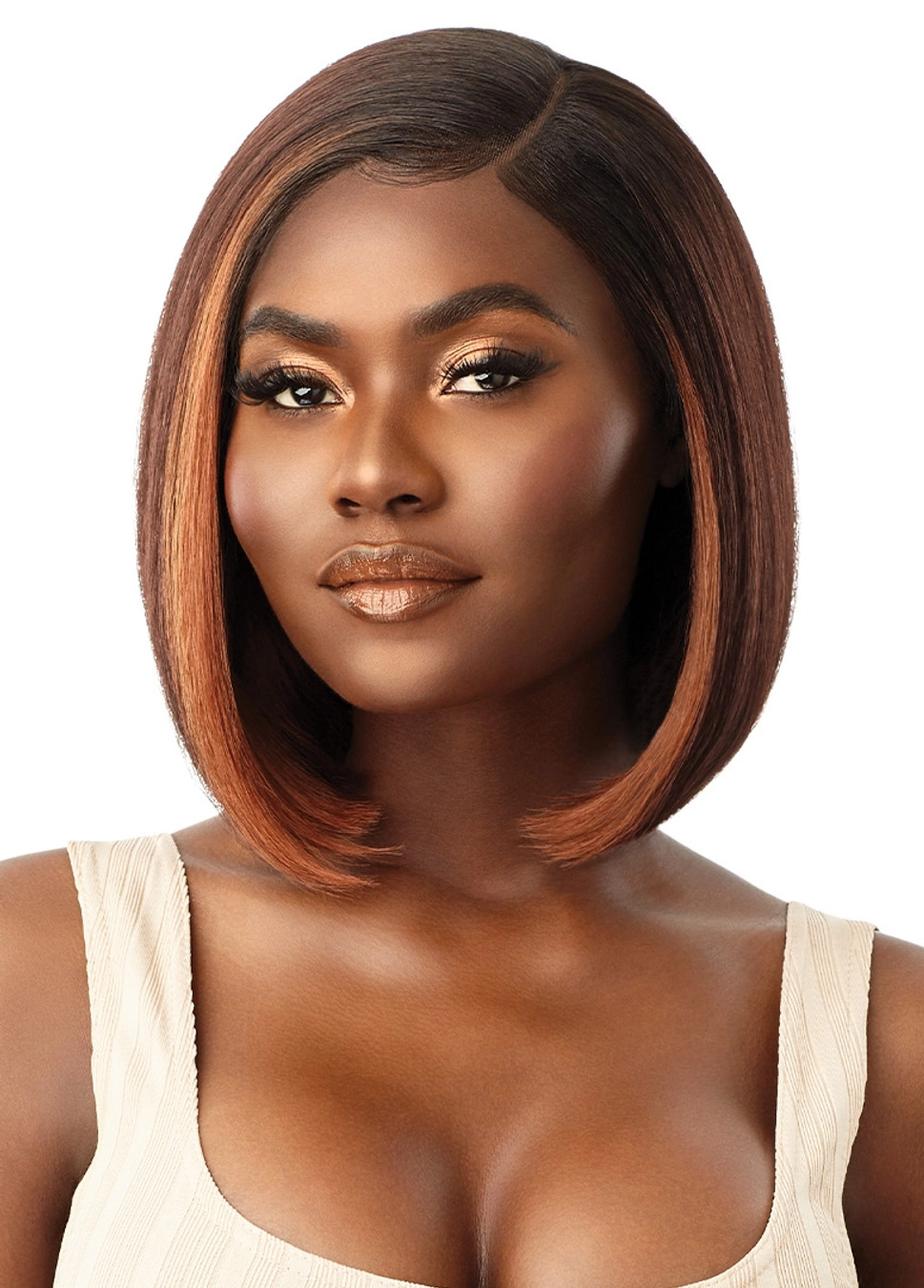 OUTRE Synthetic Melted Hairline HD Lace Front Wig - Breena