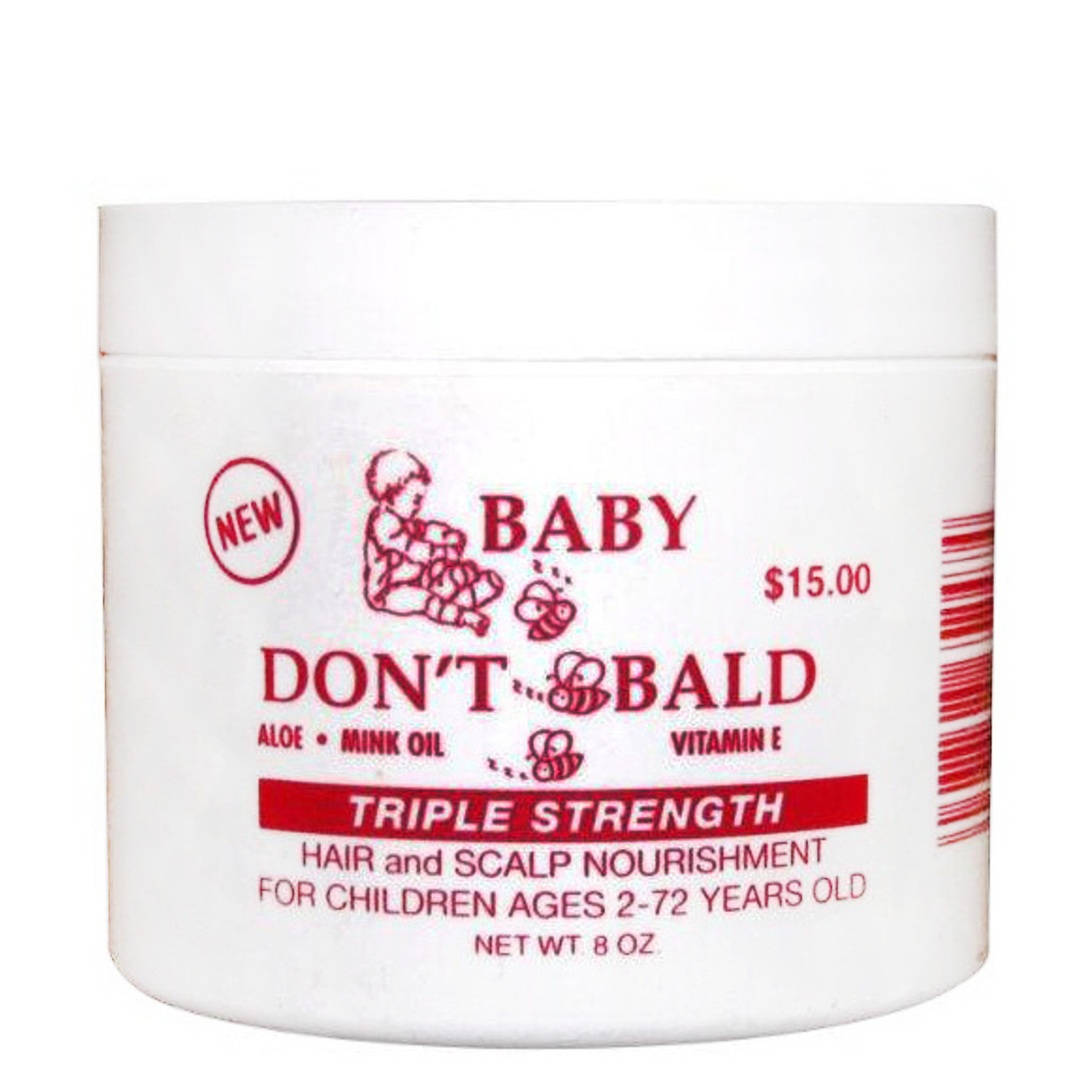 Baby Don't Be Bald Hair & Scalp Nourishment Triple Strength (Red)