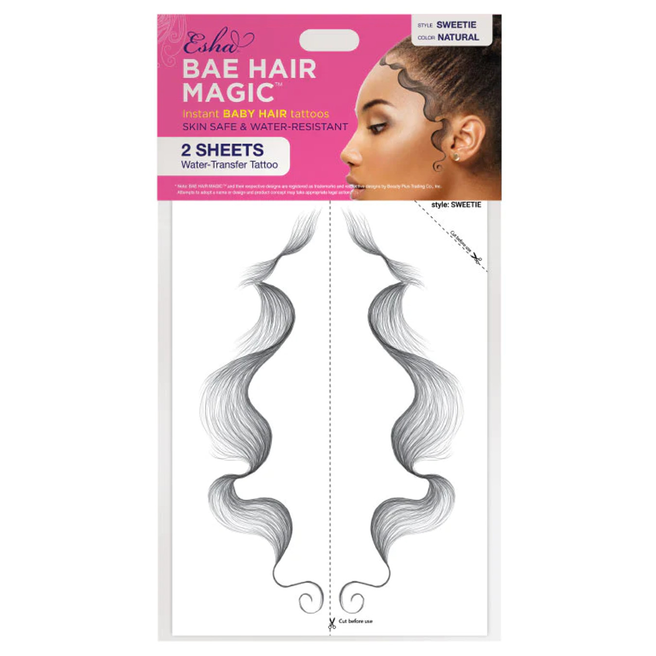 ESHA Bae Hair Magic Instant Tattoo Sticker - Sweetie