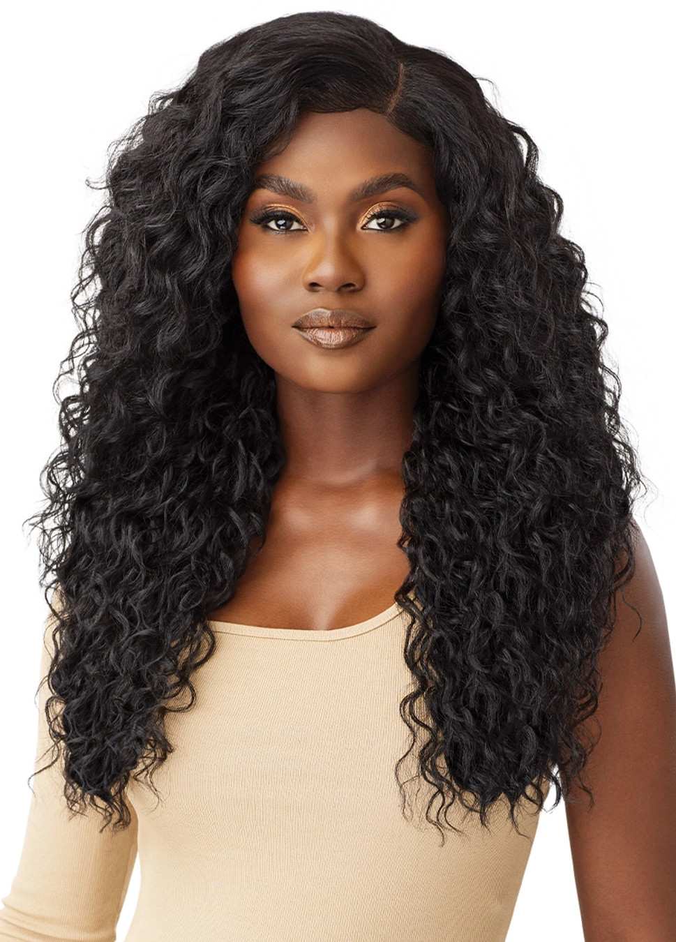 OUTRE Synthetic 5"x 5" HD Lace Closure Lace Front Wig  - HHB-MALAYSIAN DEEP 26"