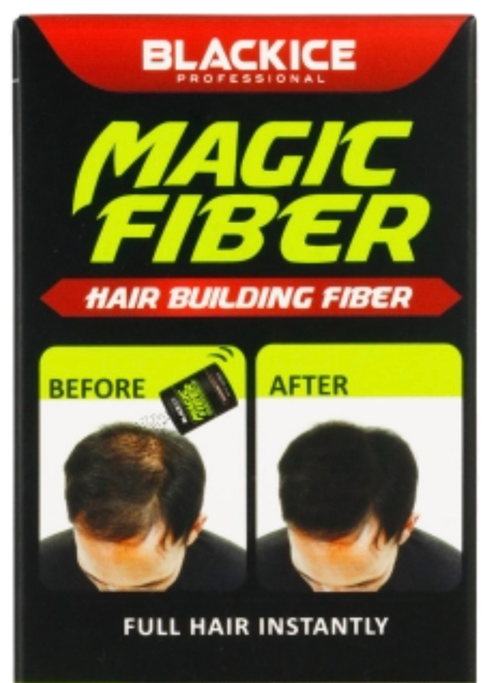 Black Ice Professional Magic Fiber Hair Building Fiber