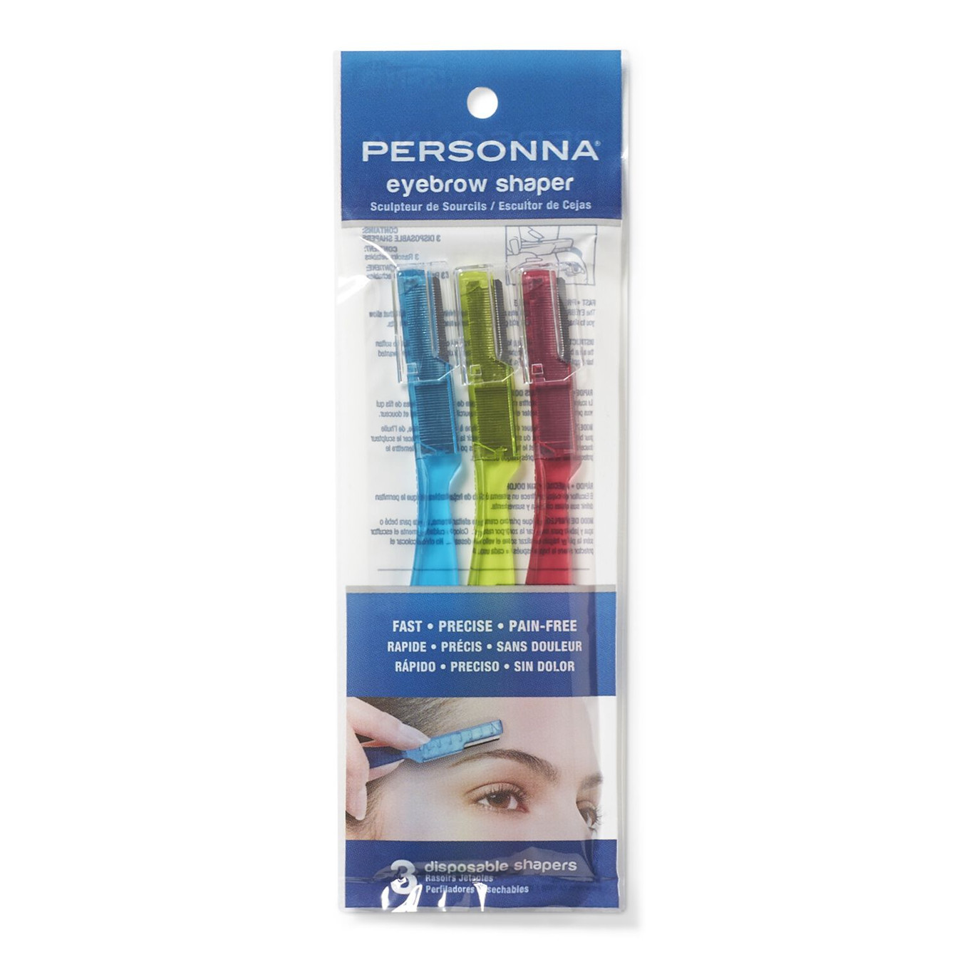 PERSONNA Eyebrow Shaper  (3 pack)