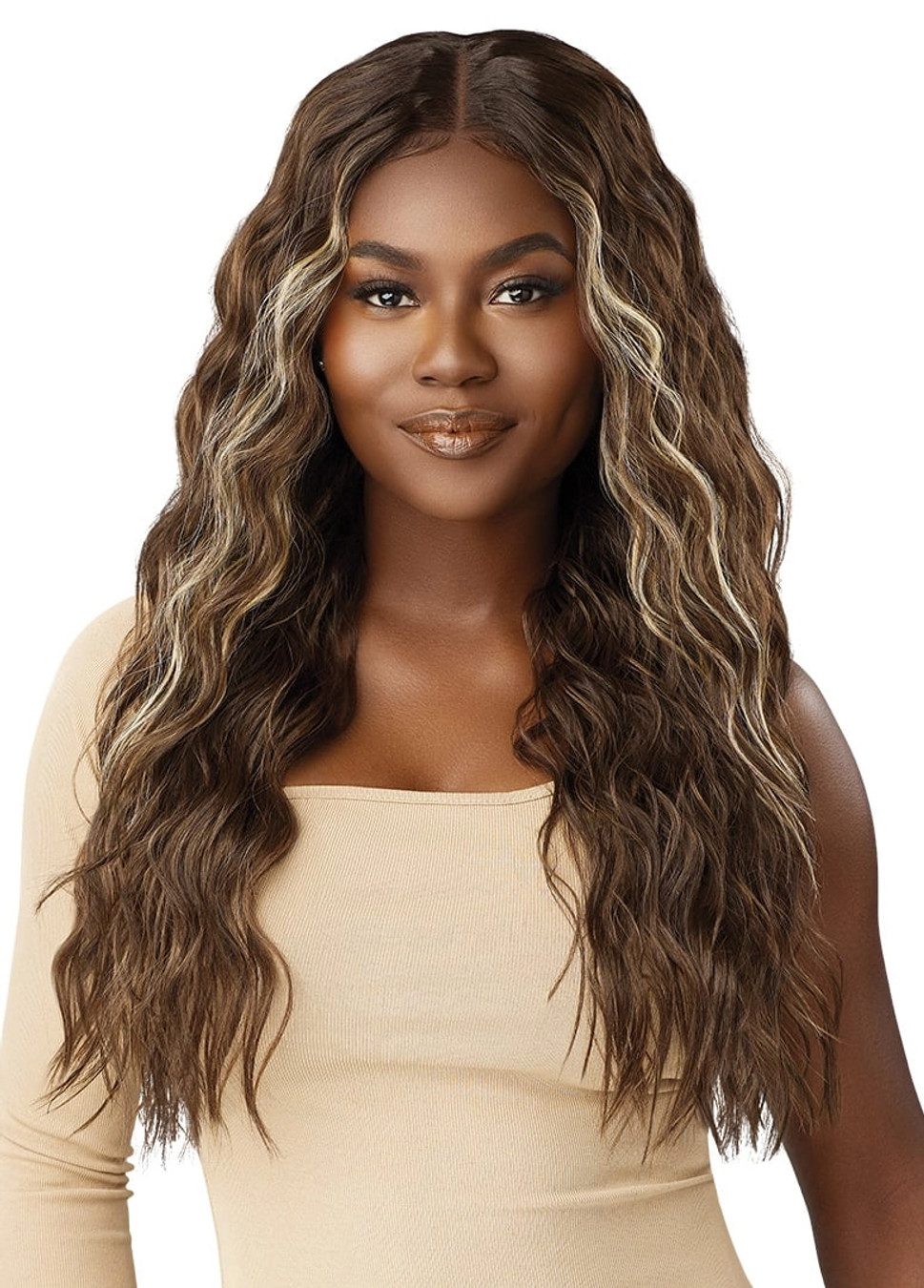 OUTRE Melted Hairline Synthetic HD Lace Front Wig - Shakira