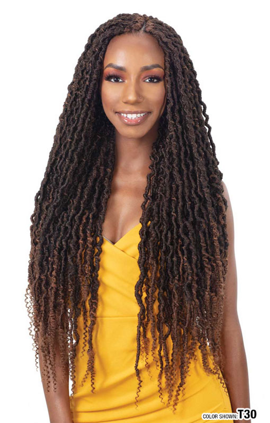 SHAKE N GO FreeTress Synthetic Hair Crochet Braids - 2X Nita Distressed Gorgeous Loc 26"