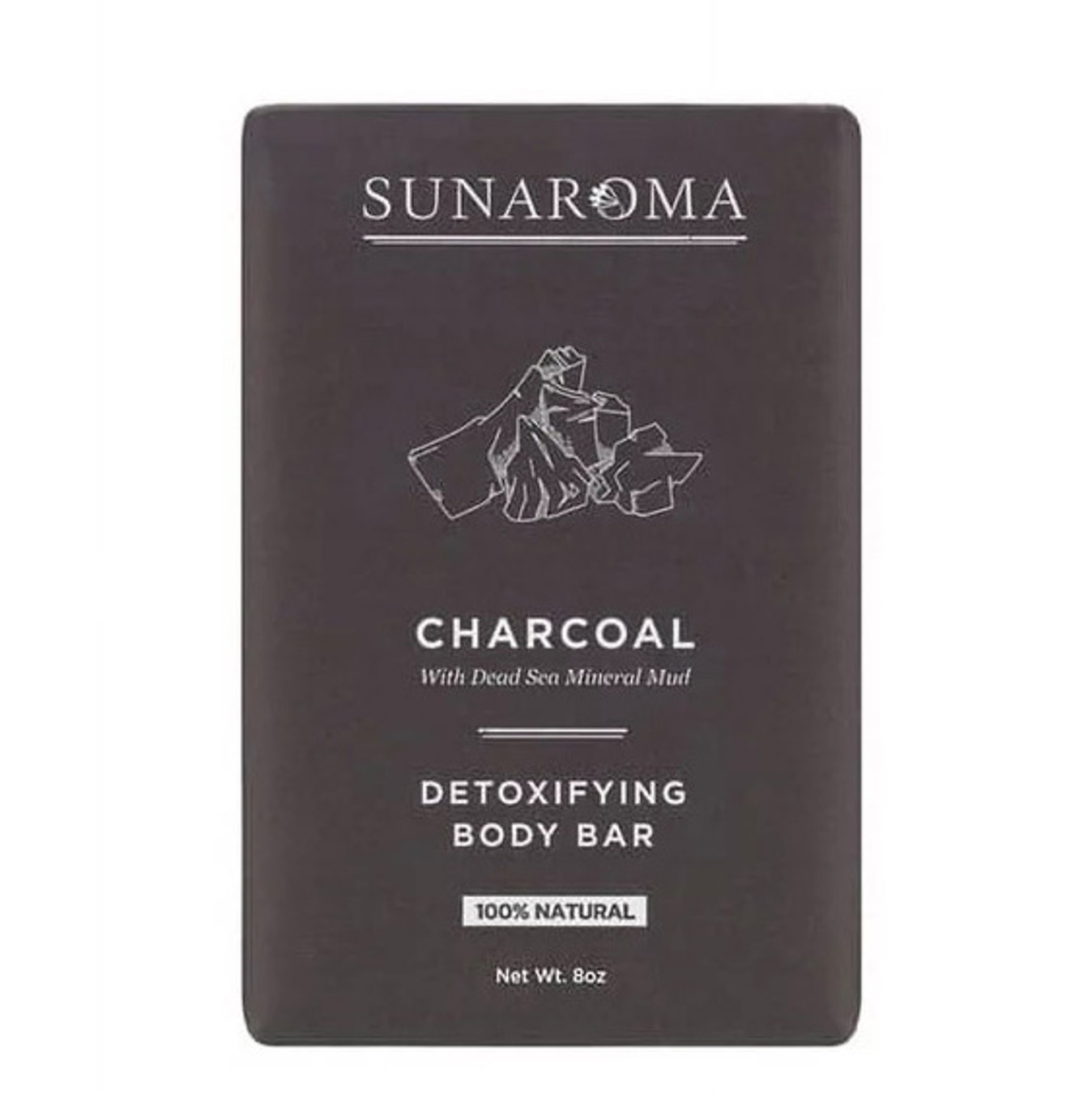 SUNAROMA Charcoal Detoxifying Body Bar (8 oz)