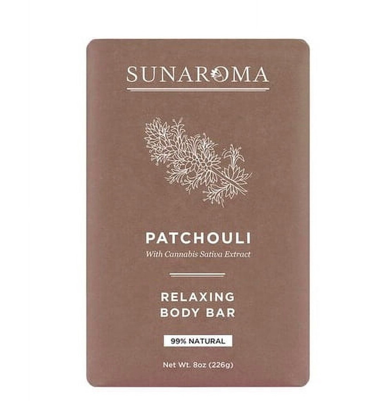 SUNAROMA Patchouli Relaxing  Body Bar (8 oz)