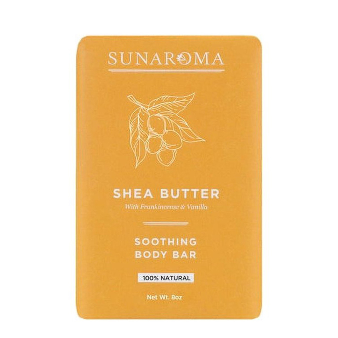 SUNAROMA Shea Butter Soothing  Body Bar (8 oz)