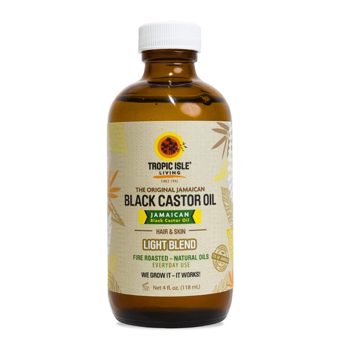 Tropic Isle Living Jamaican Black Castor Oil Light Blend (4oz)