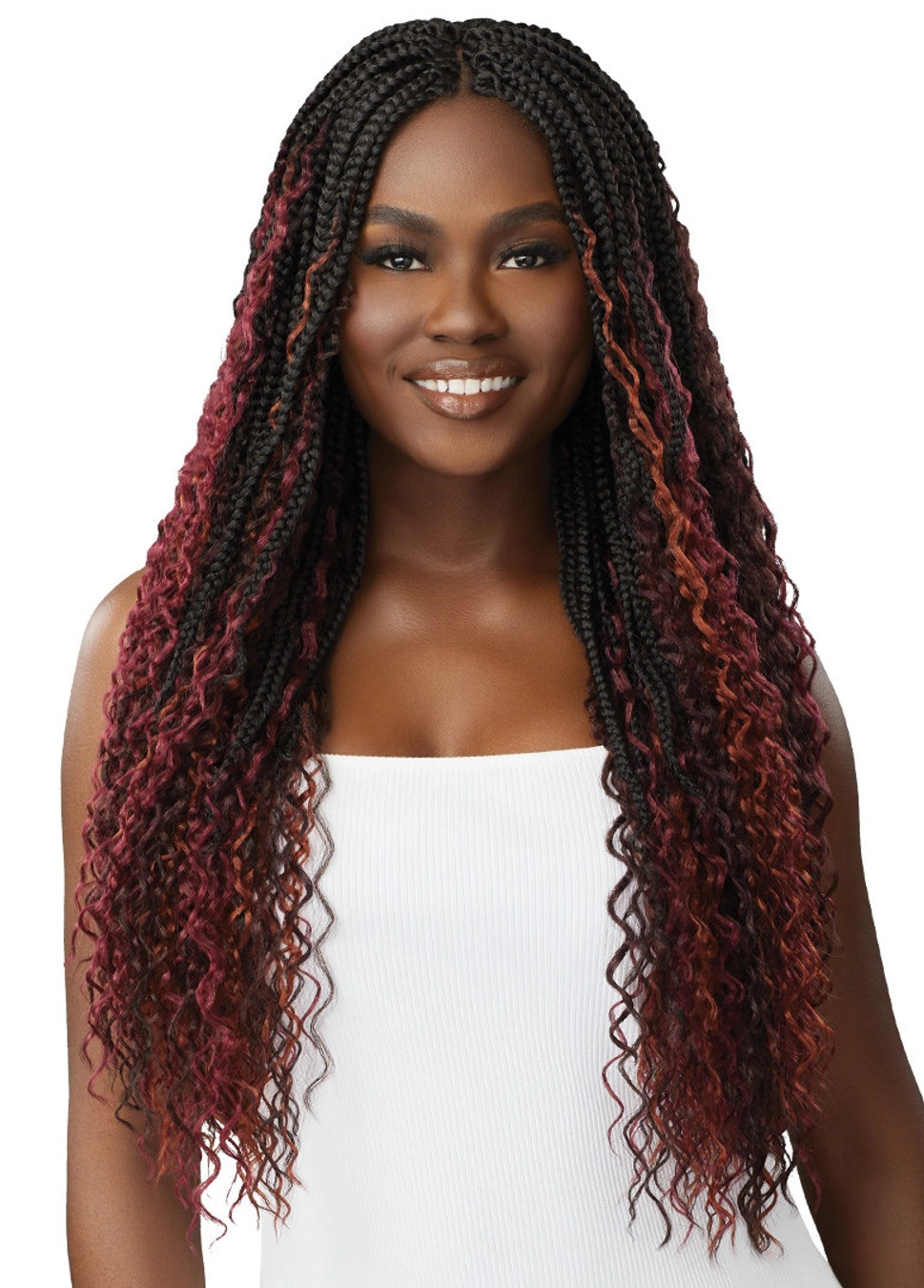 Outre X-Pression Twisted Up Premium Synthetic Fiber - BOHO BOX BRAID 22" 3X