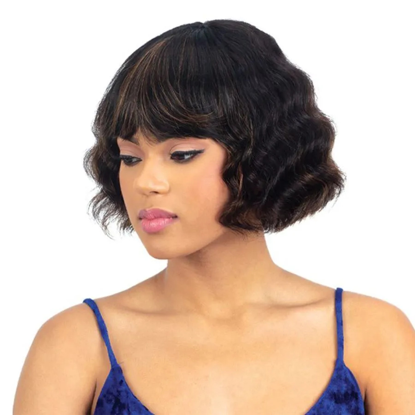 SHAKE N GO Naked Brazilian Natural 100% Human Hair Wig - Luca