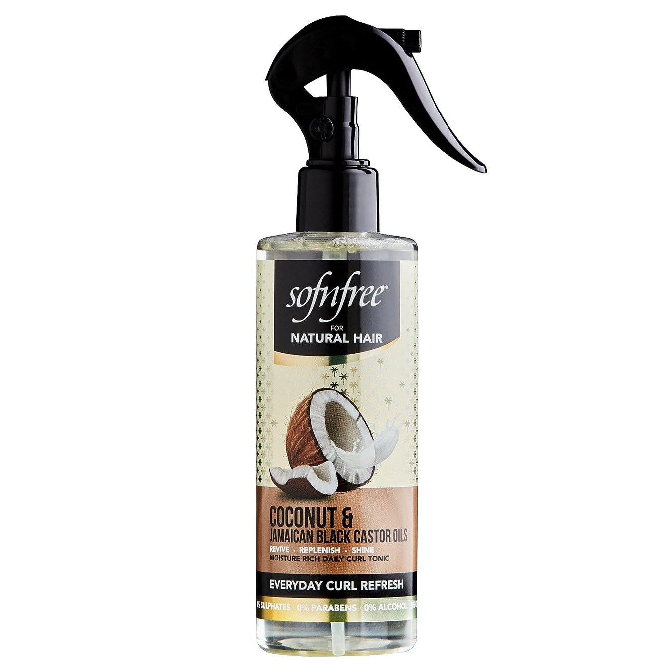 Sofnfree Curl Coconut & Jamaican Black Castor Oil Everyday Curl Refresh (8.12 oz)