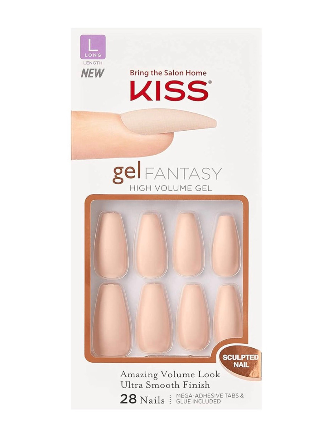 KISS Gel Fantasy Sculpted Gel Nails - 4 THE CAUSE