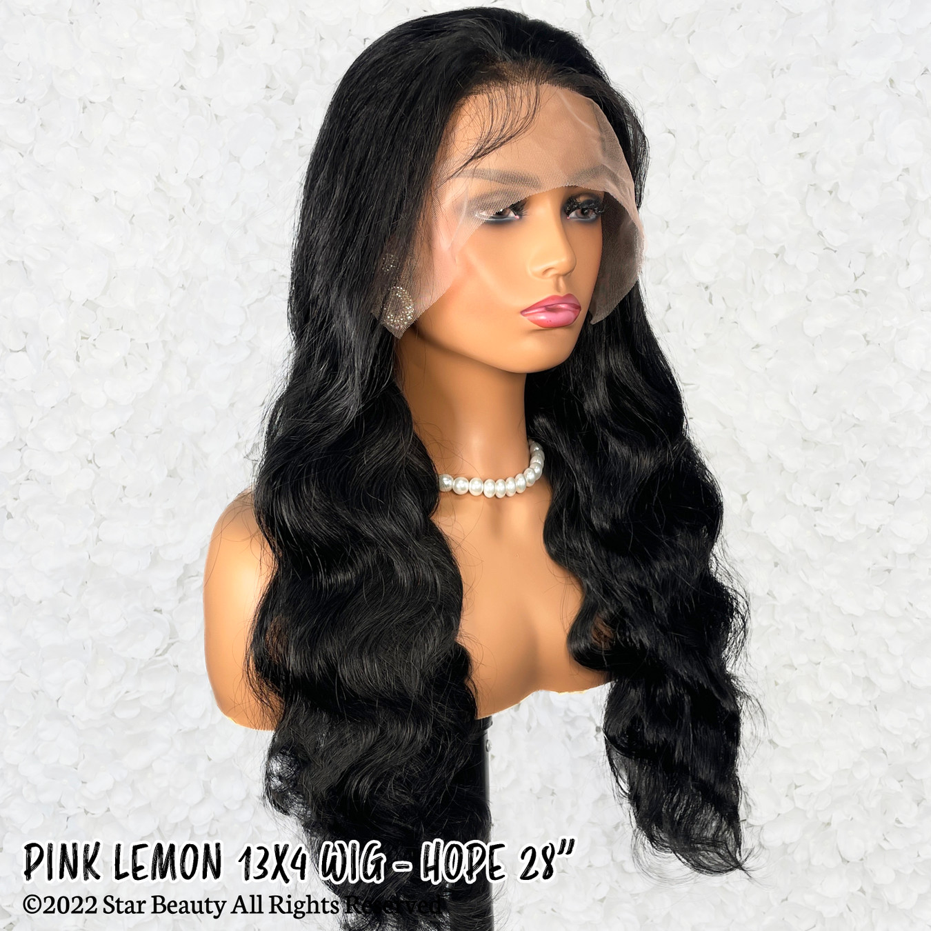 13a Pink Lemon 100 Human Hair 13x4 Lace Front Wig Hope 