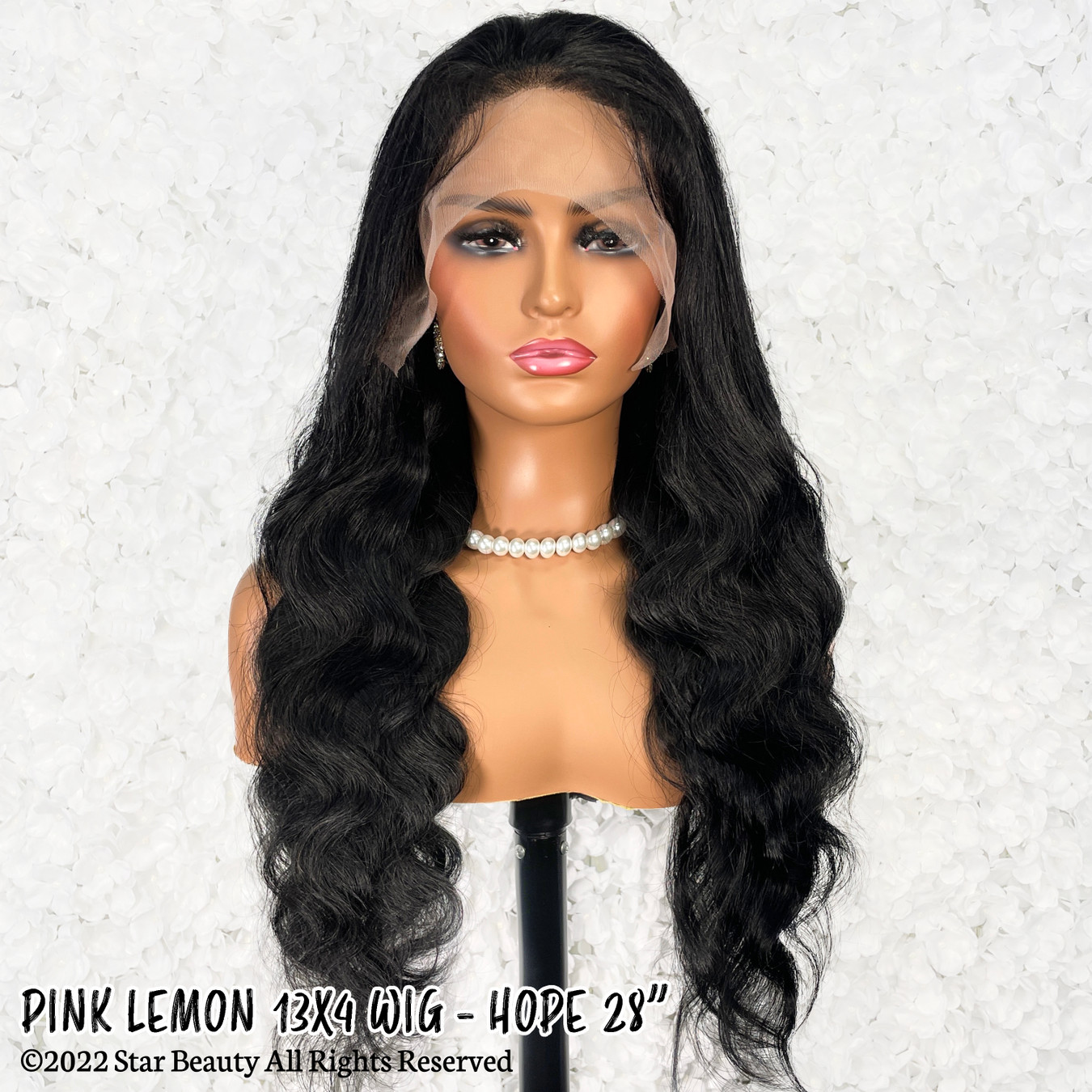 13A PINK LEMON 100% Human Hair 13x4 Lace Front Wig - Hope