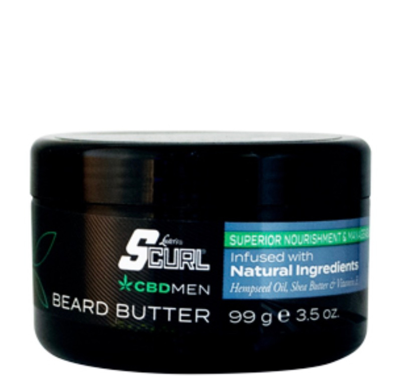 Lusters Scurl CBD Men Beard Butter (3.5 oz)