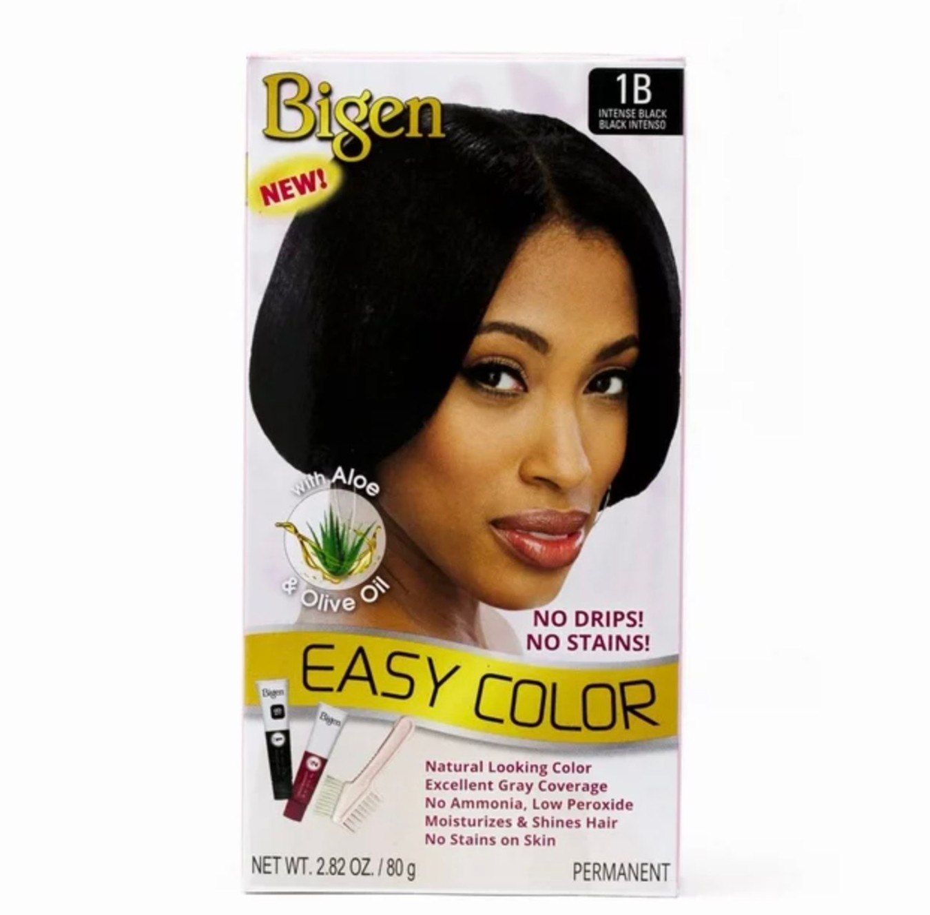 BIGEN Easy Hair Color Permanent (#1B Intense Black)