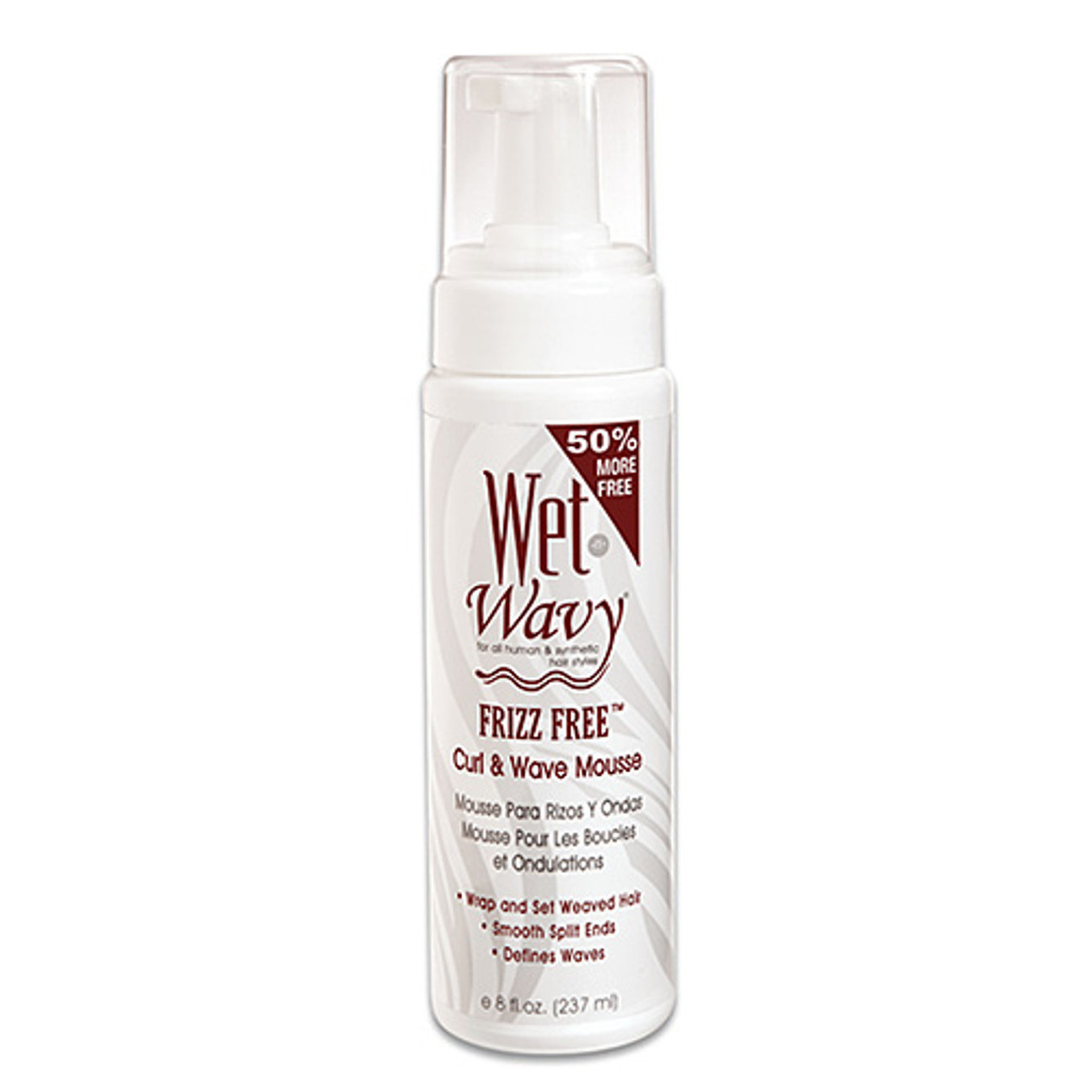 Wet N Wavy Frizz Free Curl & Wave Mousse (8 oz)