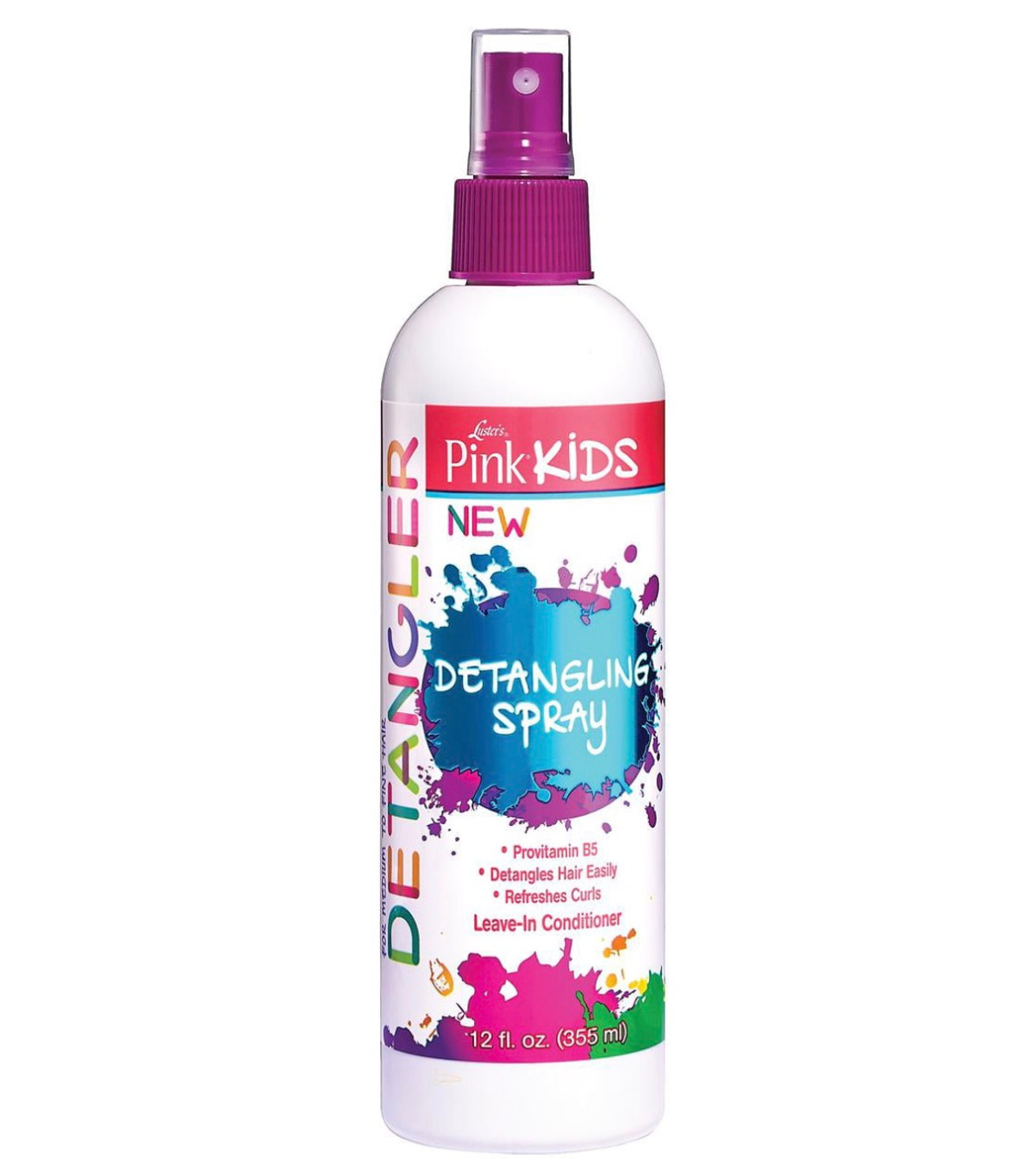 Lusters Pink Kids Detangling Hair Spray (12 oz)