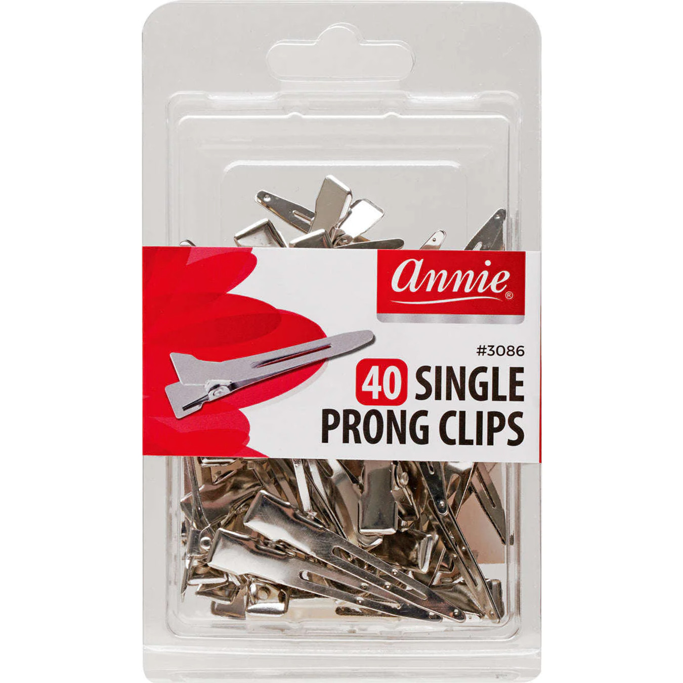 Annie Single Prong Clips (40ct)
