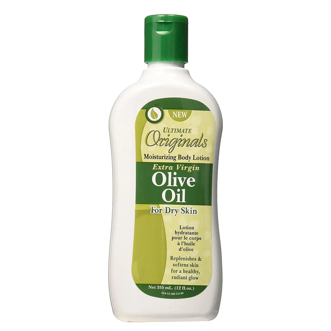 Africas Best Ultimate Originals Extra-Virgin Olive Oil Moisturizing Body Lotion (12 oz)