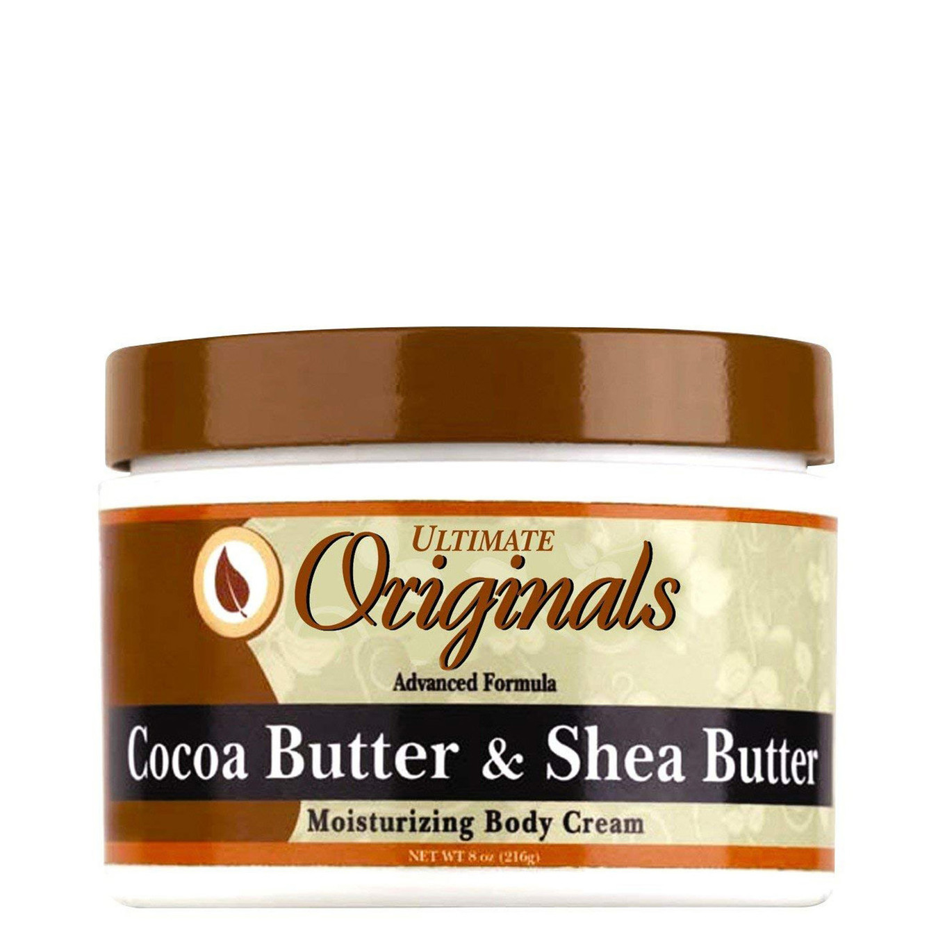 Africas Best Ultimate Originals Cocoa Butter & Shea Butter Moisturizing Body Cream (8 oz)