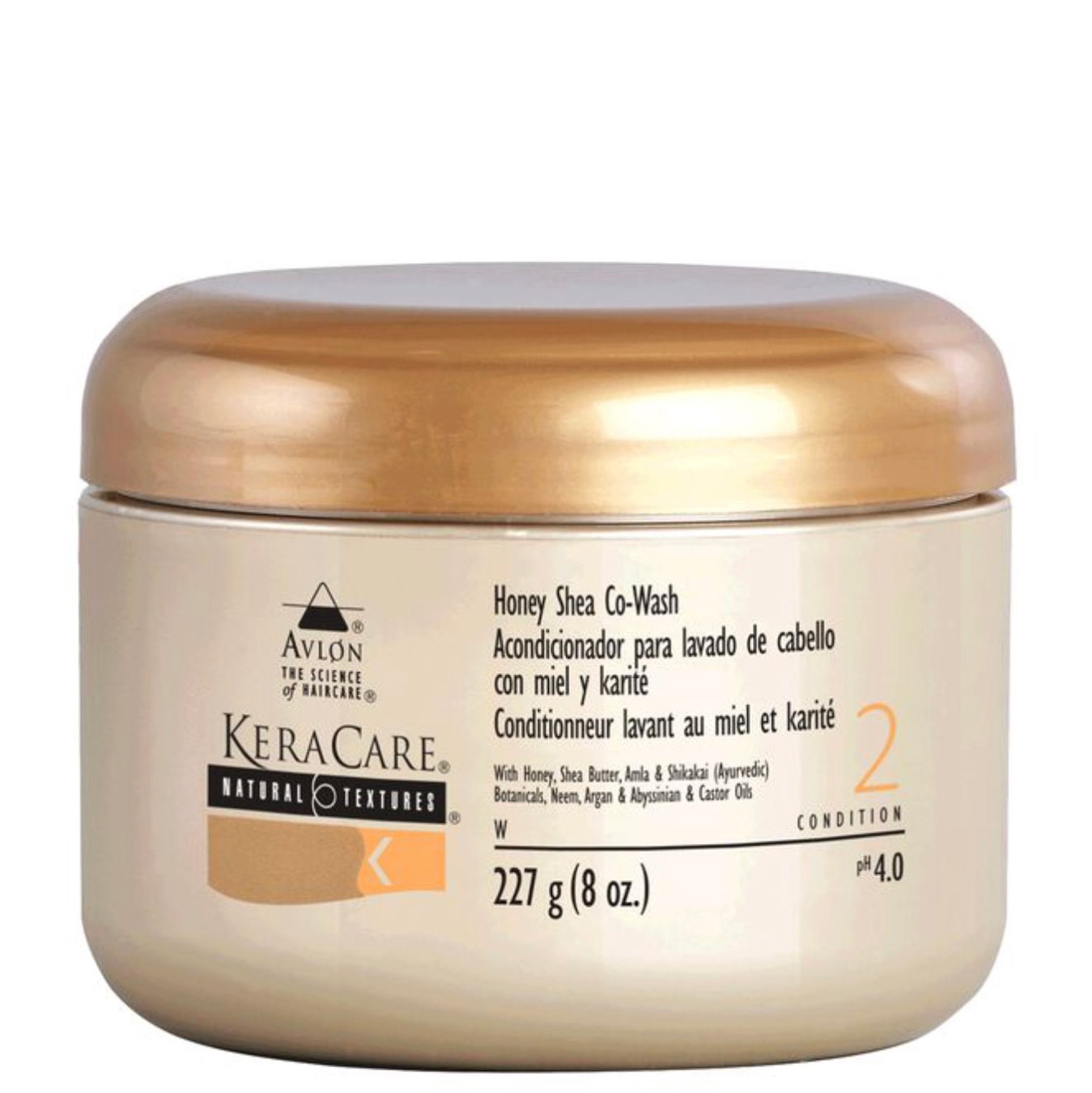 KeraCare Avlon Natural Textures Honey Shea Co-Wash (8 oz)