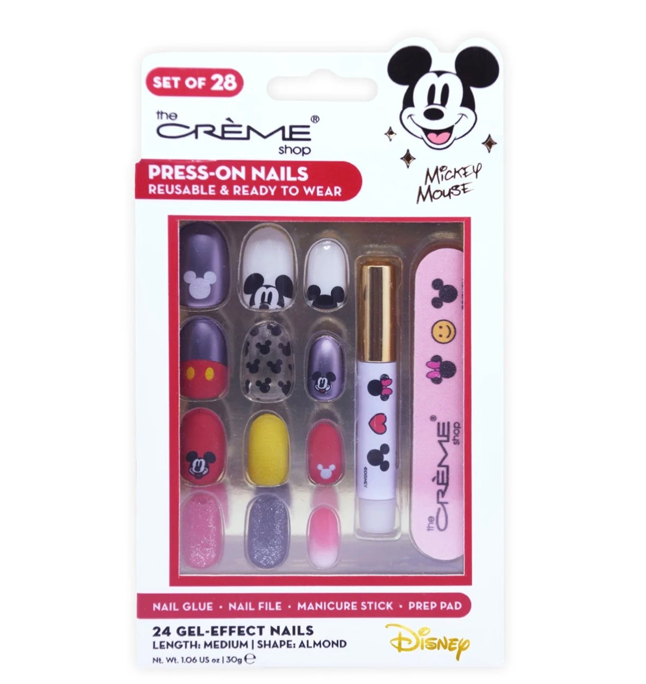 THE CREME SHOP X Disney Minnie Press-On Nails – Red