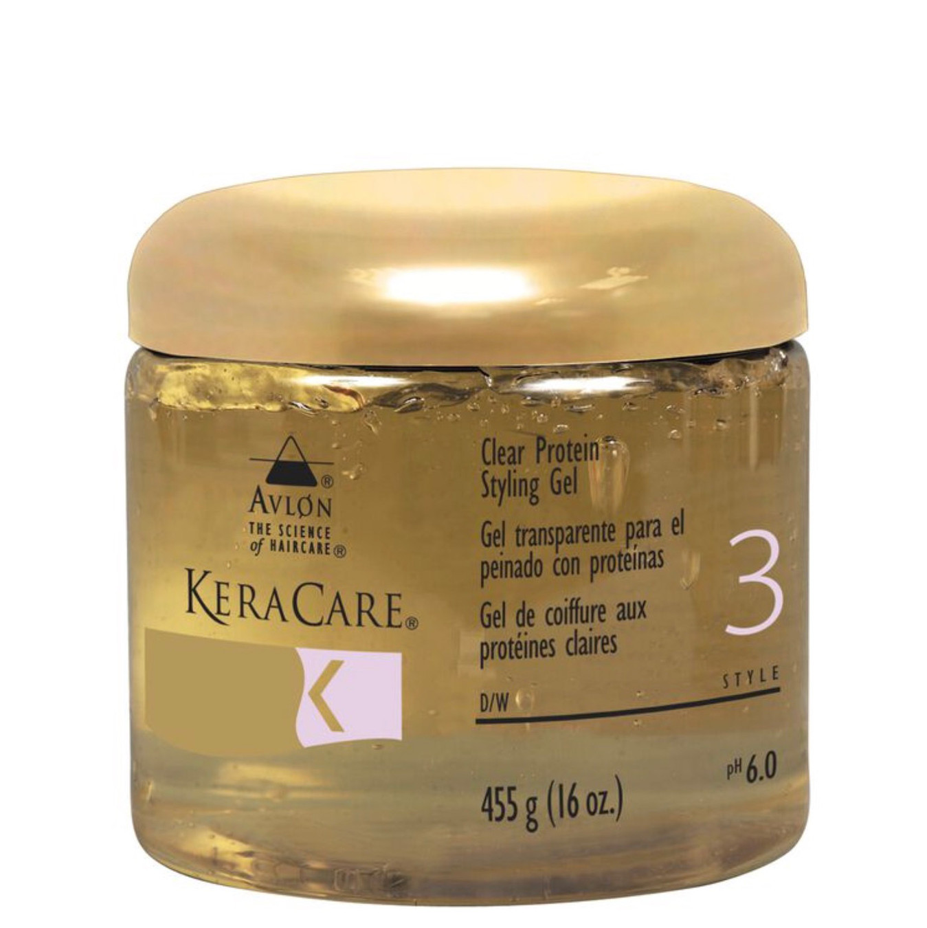KeraCare Clear Protein Styling Gel (16 oz)