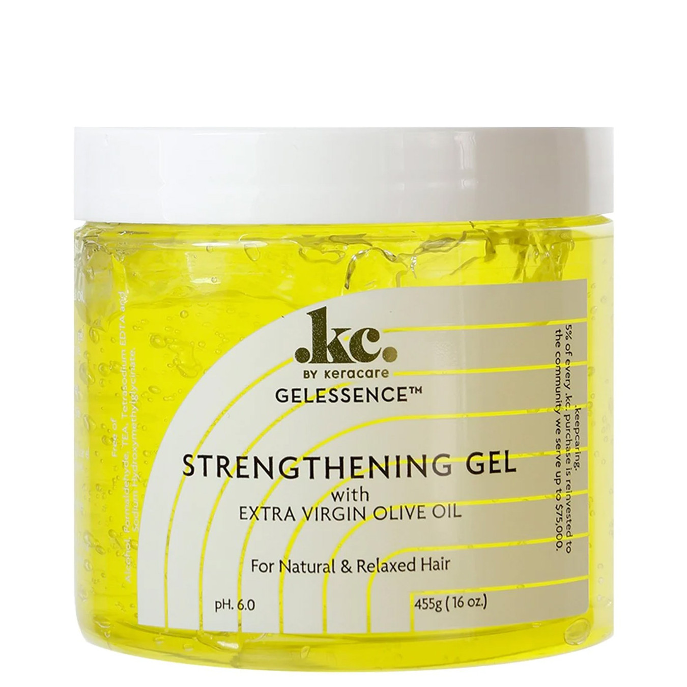 KeraCare Curlessence Strengthening Gel [Extra Virgin Olive Oil] (16 oz)