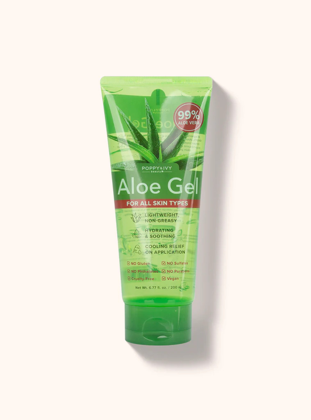 ABSOLUTE POPPY & IVY Aloe Gel Tube All Skin Type (6.7 oz)