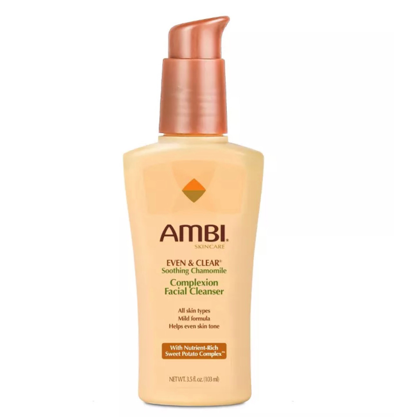 Ambi Even & Clear Soothing Chamomile Complexion Facial Cleanser (3.5 oz)