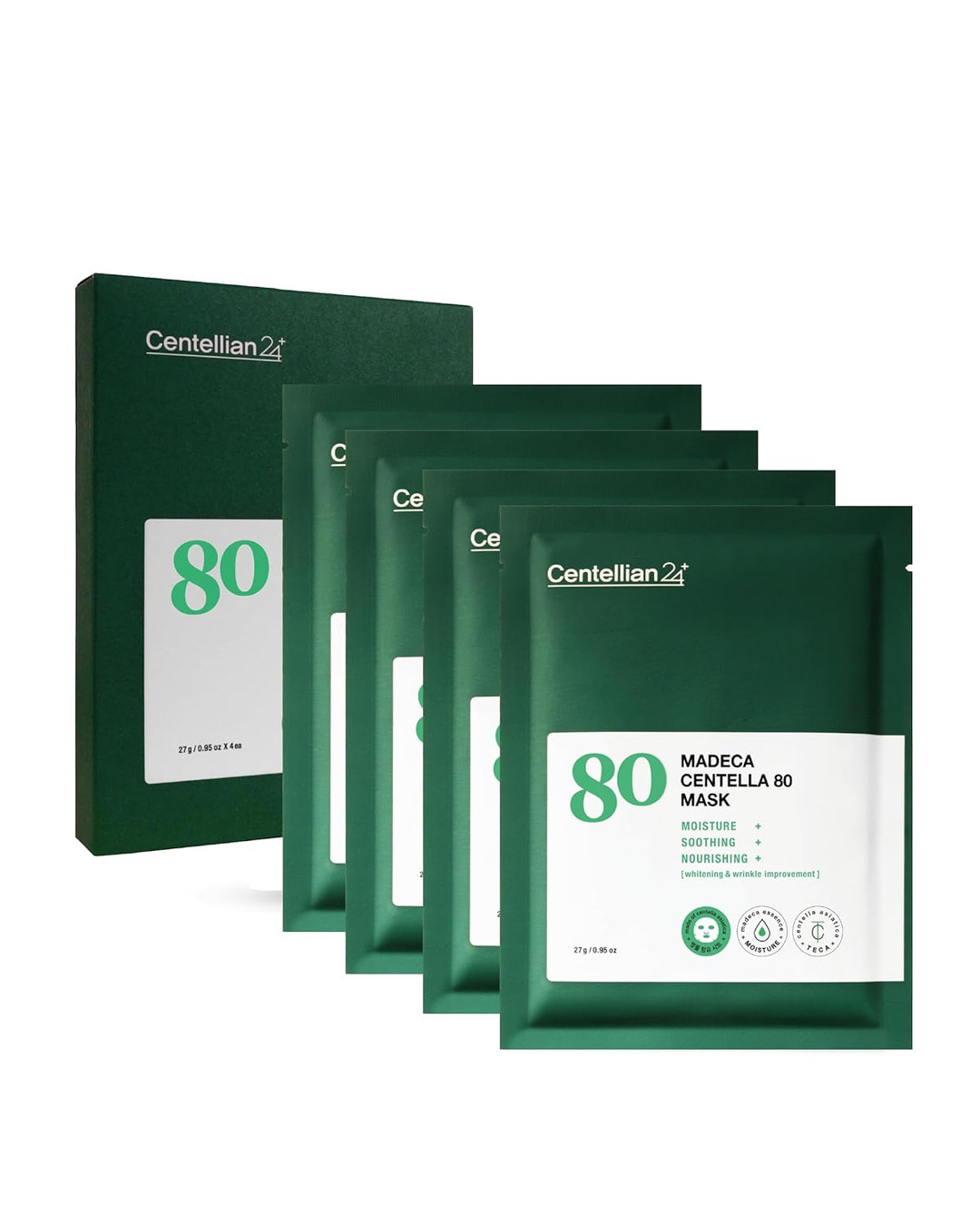 CENTELLIAN 24+ Madeca Centella 80 Mask (27g x 4pc)