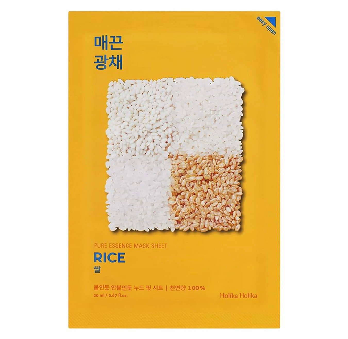 [Holika Holika] Pure Essence Mask Sheet - Rice (1 sheet)